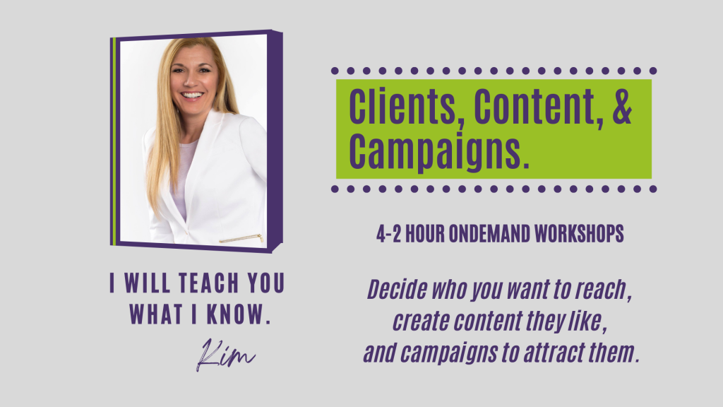 Clients, Content, and Campaigns