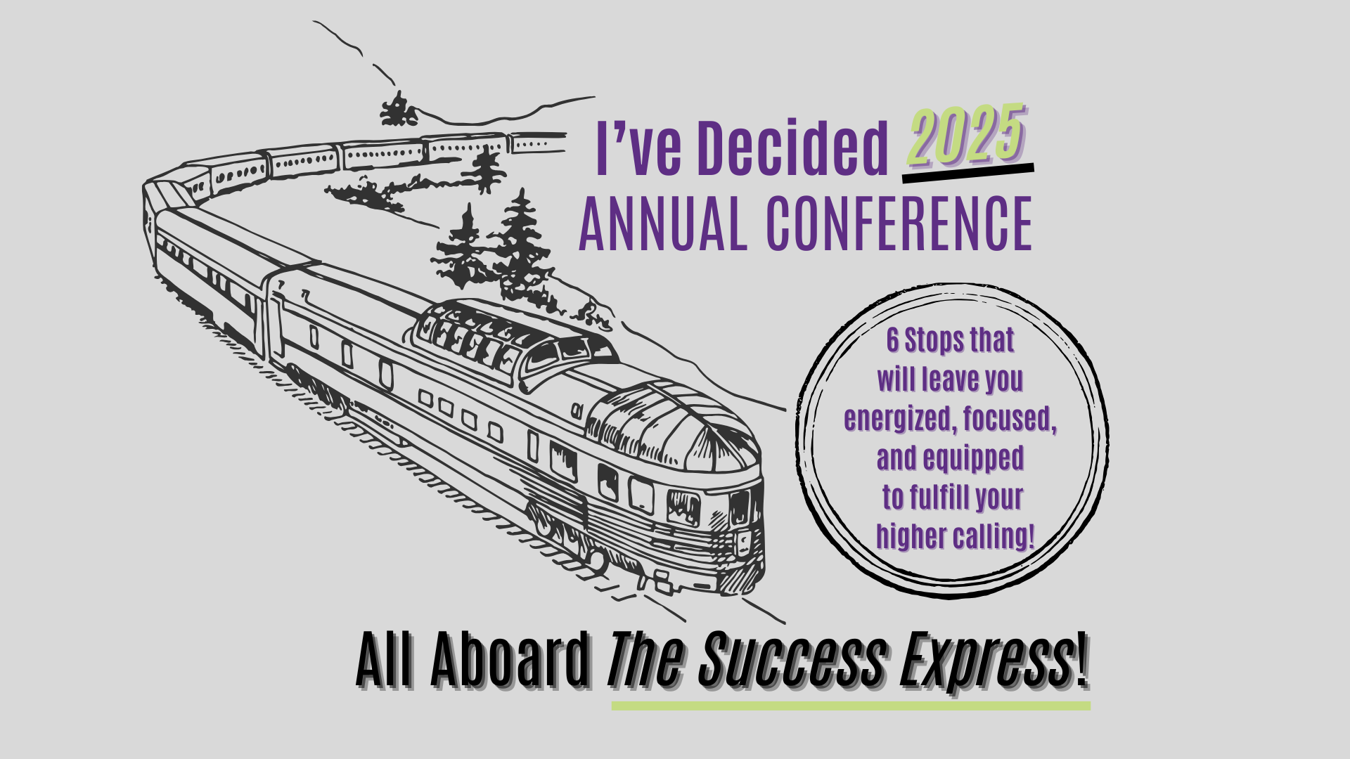 I've Decided Conference 2025 FB Event Cover & Pic